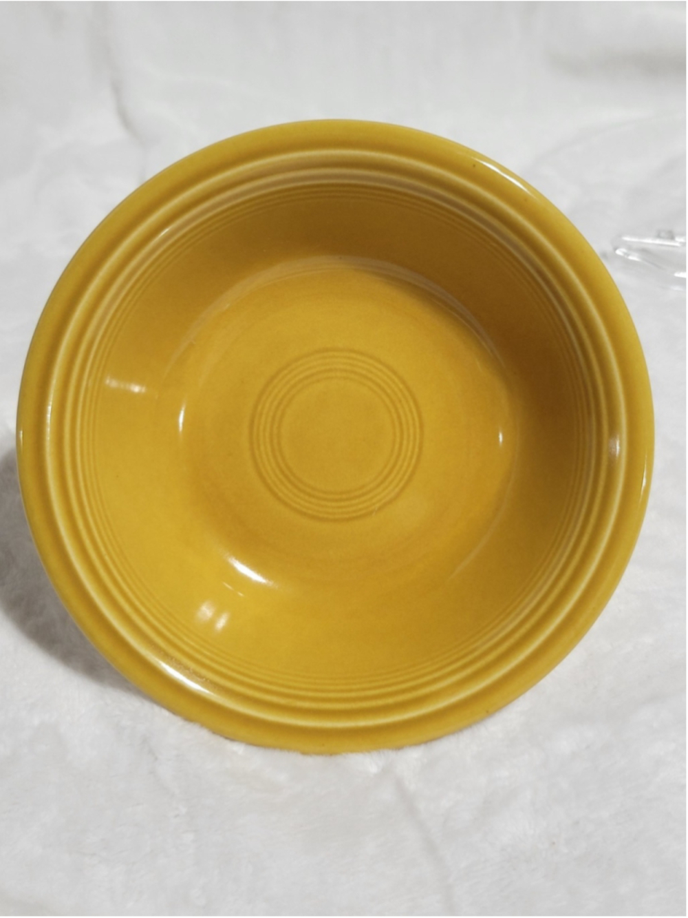 Vintage Homer Laughlin Fiesta Ironstone Antique Gold Fruit Bowl